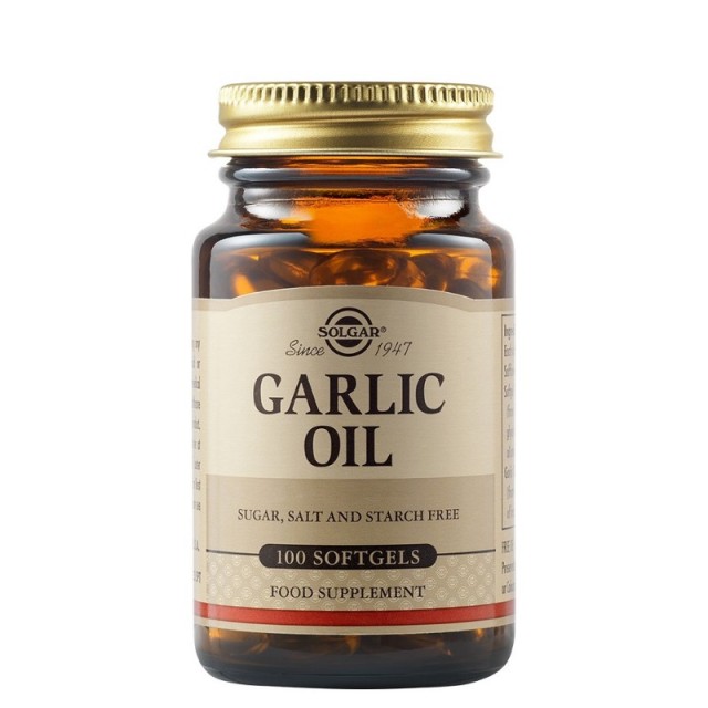 Solgar Garlic Oil 100 μαλακές κάψουλες