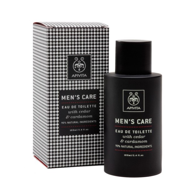 Apivita Mens Care Eau de Toilette με κέδρο & κάρδαμο 100ml