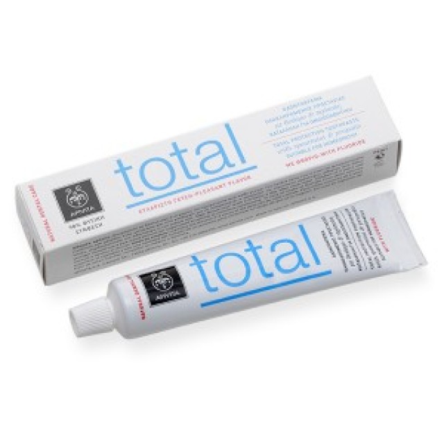 Apivita Οδοντόκρεμα total με δύοσμo & πρόπολη 75ml