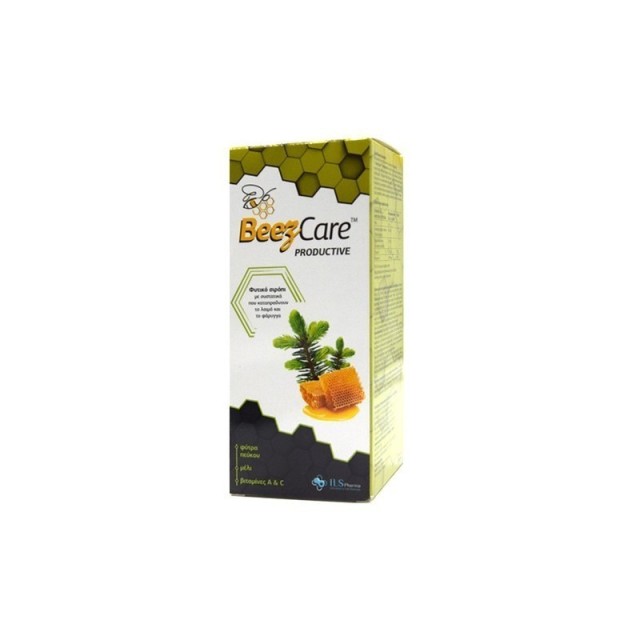 Beezcare Productive Φυτικό Σιρόπι για τον Ερεθισμένο Λαιμό και την Φυσιολογική Λειτουργία του Ανοσοποιητικού Συστήματος 140ml.