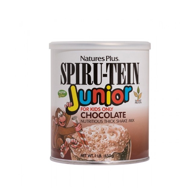 Natures Plus Spiru-Tein Junior Χωρίς Γλουτένη με Γεύση Σοκολάτα 495gr