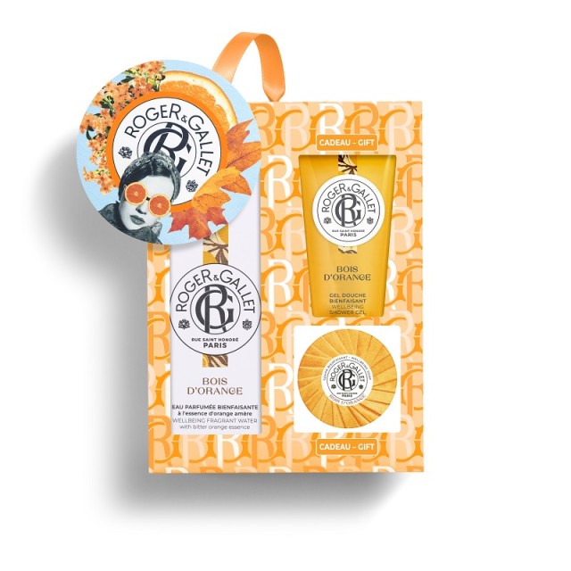 Roger&Gallet Promo Pack Eau Parfumée Bienfaisante Bois dOrange - Γυναικείo Άρωμα 100ml + Δώρο Σαπούνι 50g & Αφρόλουτρο 50ml