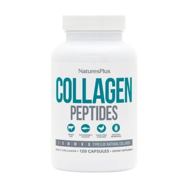 Natures Plus Collagen Peptides 120 κάψουλες