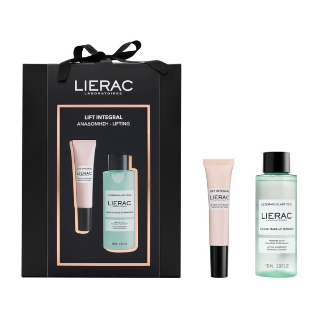 Lierac Xmas Promo Pack Lift Integral The Eye Lift Care 15ml & The Eye Make-Up Remover 100ml