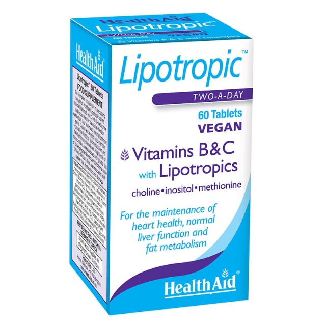 Health Aid Lipotropics with Vitamins B & C 60 ταμπλέτες