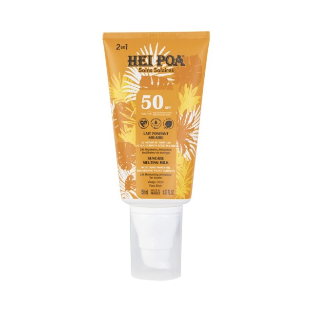 Hei Poa Suncare Melting Milk SPF50 Αντηλιακό Γαλάκτωμα Προσώπου και Σώματος 150ml