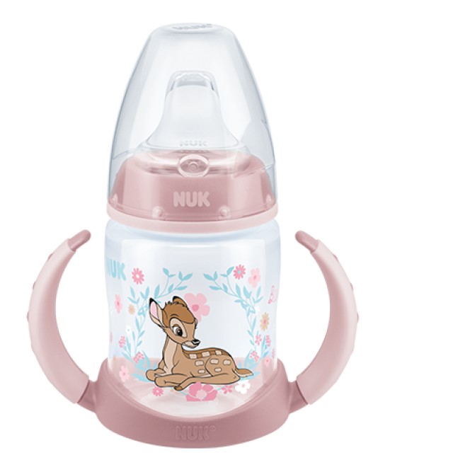 Nuk Disney Classics First Choice Μπιμπερό εκπαίδευσης με ρύγχος σιλικόνης 6-18m 150ml