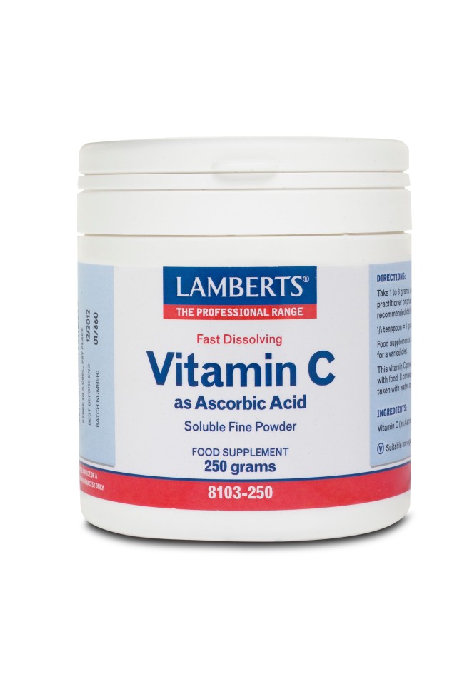 LAMBERTS ASCORBIC ACID 250GR