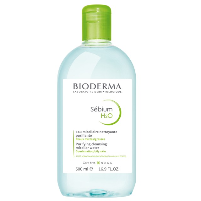 Bioderma Sebium H2O Δερματολογικό Νερό Καθαρισμού Micellaire 500ml