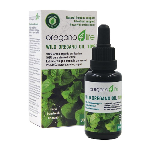 Oregano4Life Αιθέριο Έλαιο Ρίγανης 10% με Πληθώρα Ευεργετικών Ιδιοτήτων για Όλο τον Οργανισμό, 30ml