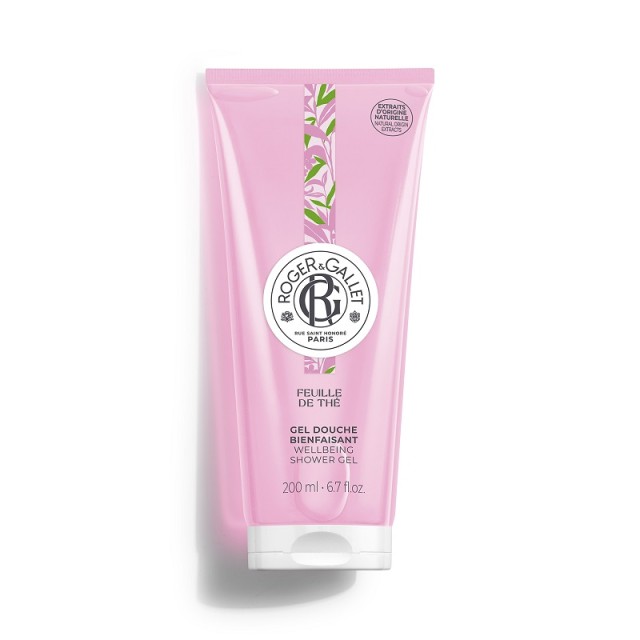 Roger&Gallet Feuille de Thé Wellbeing Shower Gel Αναζωογονητικό Αφρόλουτρο 200ml