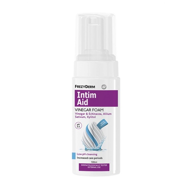 Frezyderm Intim Aid Vinegar Foam Ειδικός Αφρός Καθαρισμού με pH 3.5 100ml