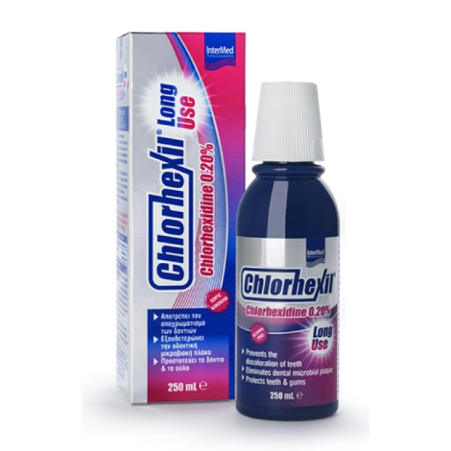 Chlorhexil 0,20% Mouthwash Long Use Στοματικό Διάλυμα 250ml