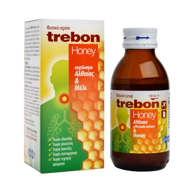 Unipharma Trebon Honey Φυσικό Σιρόπι 100ml