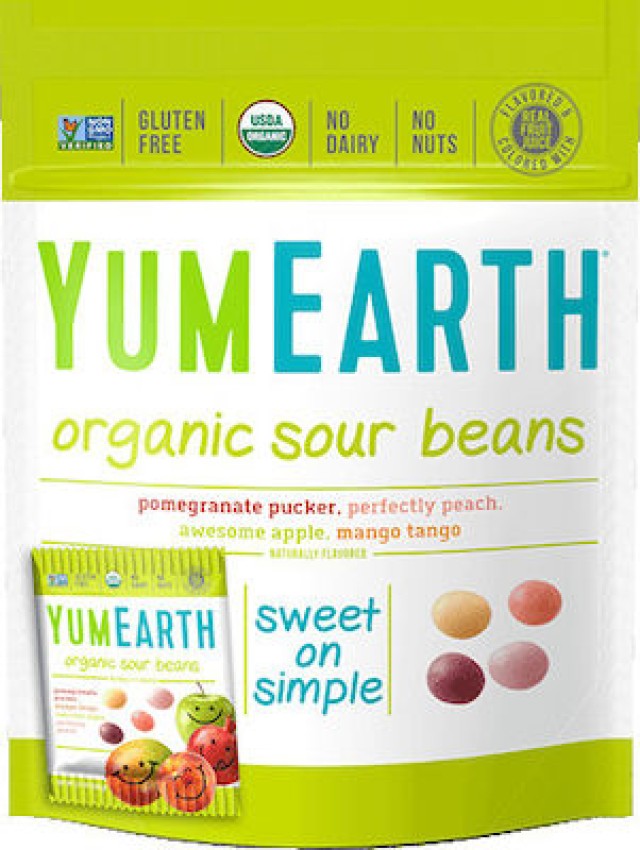 Yumearth Organic Sour Beans Βιολογικά Κουφετάκια Φρούτων, 50gr