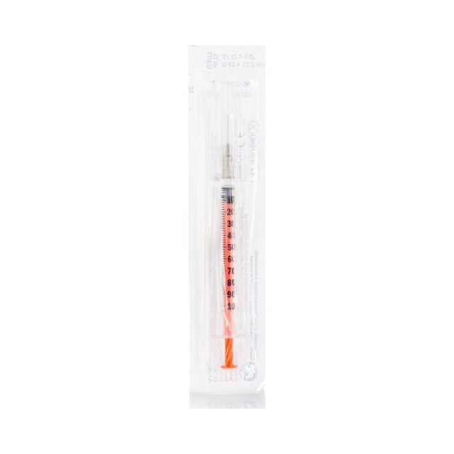 Pic Συριγγα Ινσουλίνης 1 Ml G27x1/2 1τμχ