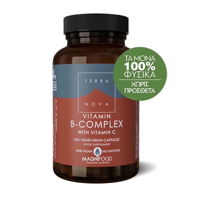 TERRANOVA Vitamin B-Complex with Vitamin C 100caps