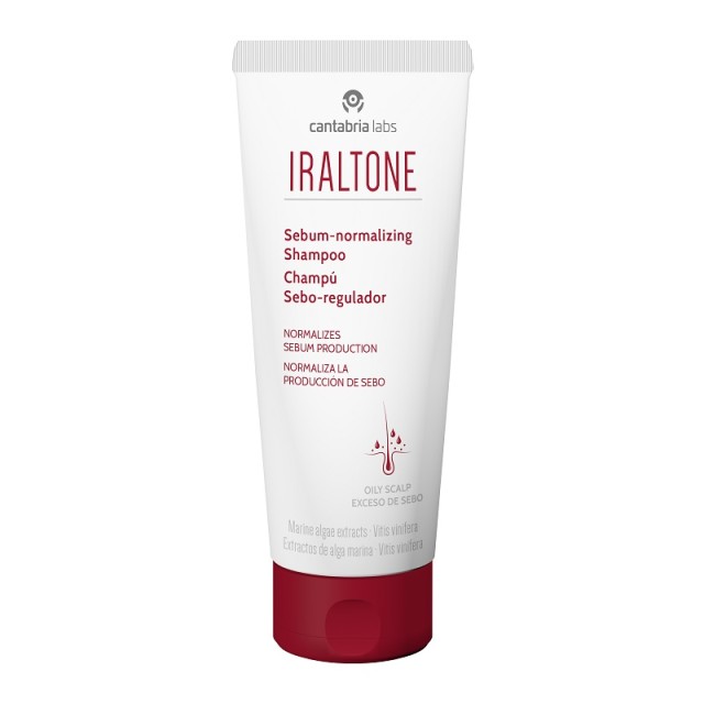 Cantabria Labs Iraltone Sebum Normalizing Shampoo Σαμπουάν Εξισορρόπησης Λιπαρότητας 200ml