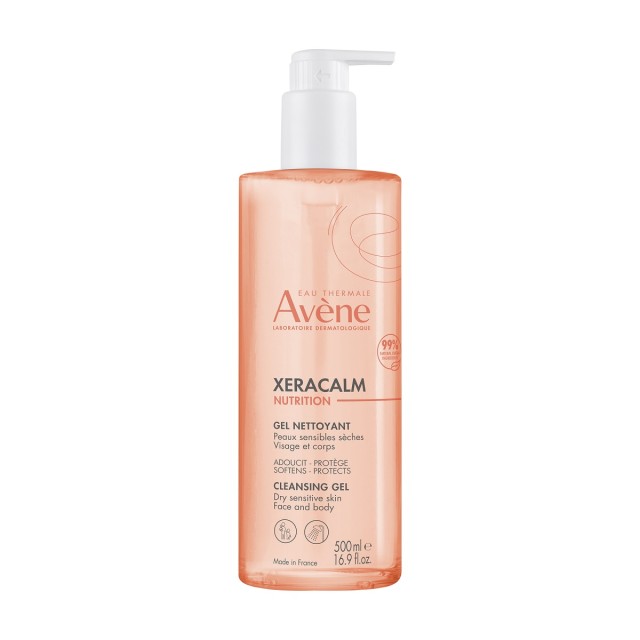 Avene Eau Thermale Τζελ Καθαρισμού Xeracalm Nutrition 500ml