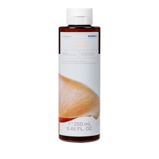 Korres Cashmere Kumquat Scented Showergel Αρωματικό Αφρόλουτρο με Ενυδατικούς Παράγοντες 250ml