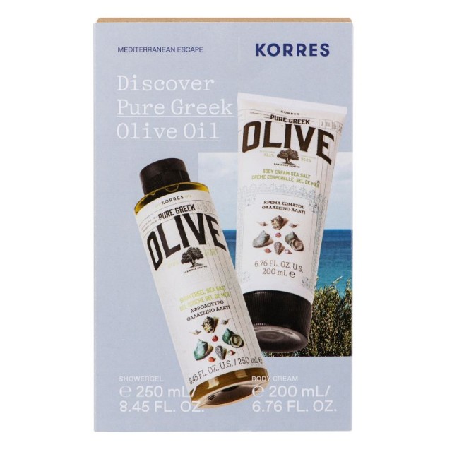 Korres Promo Pack Αφρόλουτρο Θαλασσινό Αλάτι 250ml & Κρέμα Σώματος 200ml