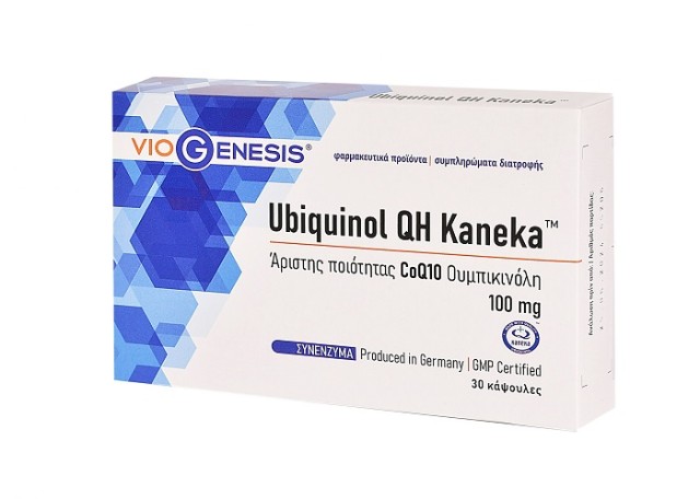 Viogenesis Ubiquinol Qh Kaneka 100mg 30caps