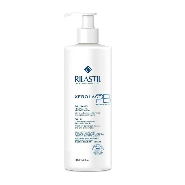 Rilastil Xerolact PB Balm, Βάλσαμο Προσώπου & Σώματος Αναπλήρωσης Λιπιδίων 400ml