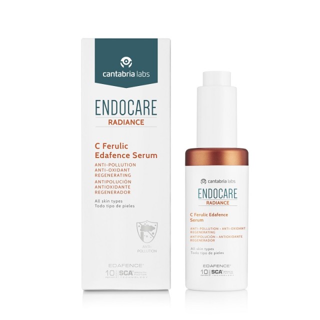 Endocare Radiance C Ferulic Edafence Serum Αντιοξειδωτικός & Αντιγηραντικός Oρός Προσώπου με Φερουλικό Οξύ 30ml