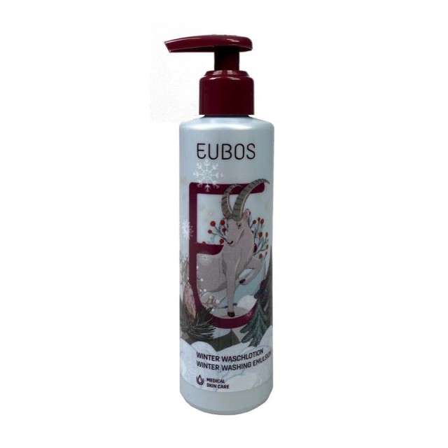 Eubos Winter Washing Emulsion Υγρό Καθαρισμού Προσώπου και Σώματος με Χειμερινό Άρωμα 200ml