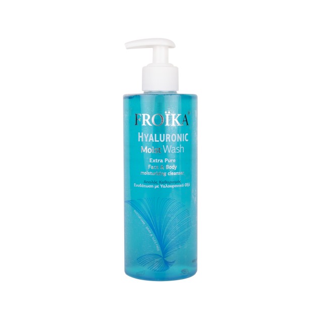 Froika Hyaluronic Moist Wash Face & Body Moisturizing Cleanser Ενυδατικό Υγρό Καθαρισμού για Πρόσωπο & Σώμα 400ml.