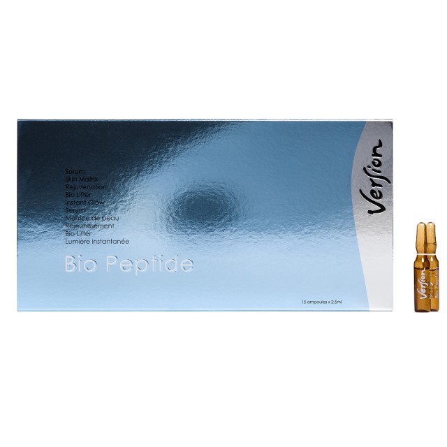 Version Bio Peptide Serum Αμπούλες Αναδόμηση & Λάμψης 15x2.5ml