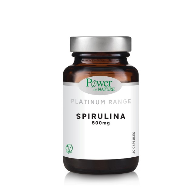 Power Health Platinum Spirulina 500mg 30 κάψουλες