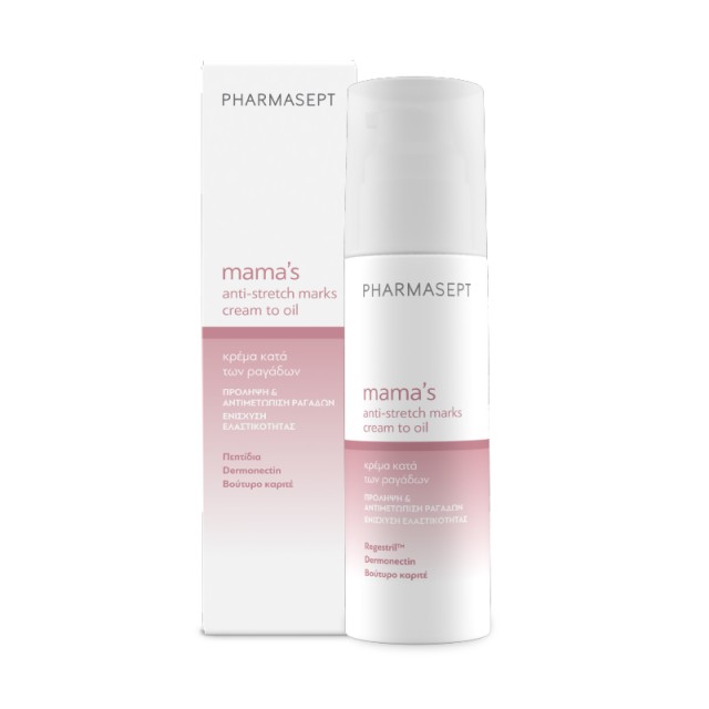 Pharmasept Mamas Anti-stretch Marks Cream to Oil Κρέμα κατά των Ραγάδων 150ml