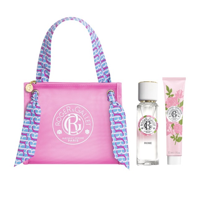 Roger&Gallet Promo Pack Rose Wellbeing Fragnant Water 30ml & Hand Cream 30ml & Δώρο Νεσεσέρ