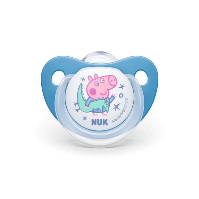 Nuk Πιπίλα Σιλικόνης 6-18μ My First Peppa Pig Μπλέ (10.736.725) 1 Τεμάχιο