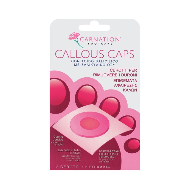 Vican Carnation Callous Caps Επικάλια 2 Τμχ