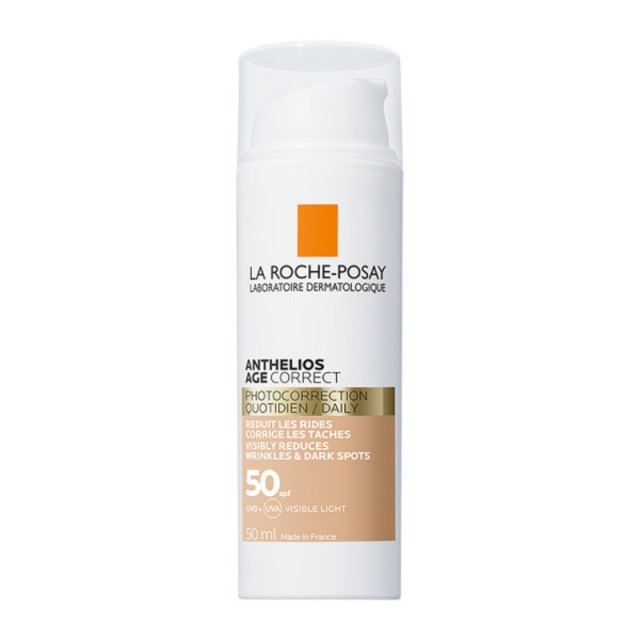 La Roche-Posay Αnthelios Age Correct SPF50 Αντηλιακό Προσώπου κατά των Σημαδιών Γήρανσης με Χρώμα 50ml