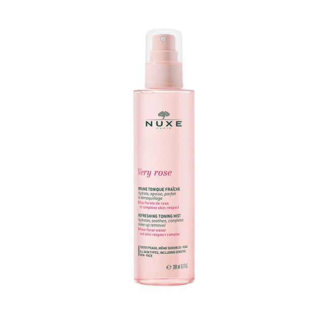 Nuxe Very Rose Toning Mist Τονωτική Λοσιόν Ντεμακιγιάζ 200Ml