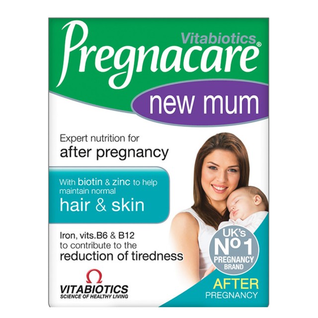 Vitabiotics Pregnacare New Mum με βιταμίνες, κολλαγόνο, ασβέστιο, σίδηρο & βιοτίνη 56tabs