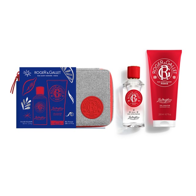 Roger&Gallet Xmas Promo Pack Jean-Marie Farina Eau de Cologne 100ml & Jean-Marie Farina Shower Gel 200ml