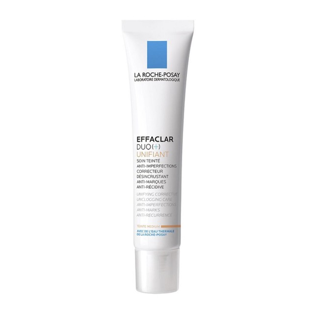 La Roche Posay Effaclar Duo (+) Unifiant Medium Επανορθωτική Φροντίδα κατά των Ατελειών με Χρώμα 40ml