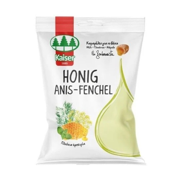 Kaiser Honig Anis-Fenchel Καραμέλες με Μέλι, Γλυκάνισο & Μάραθο 60gr