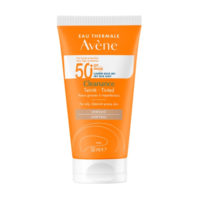 Avène Αντηλιακό Προσώπου Cleanance TriAsorB SPF50+ με Χρώμα 50ml