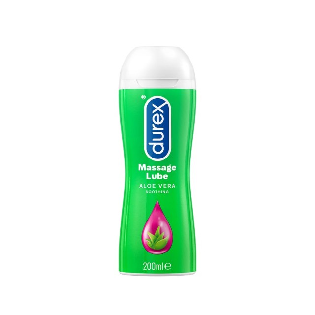 Durex Λιπαντικό Διεγερτικό Gel Play Massage 2-in-1 Aloe Vera 200ml