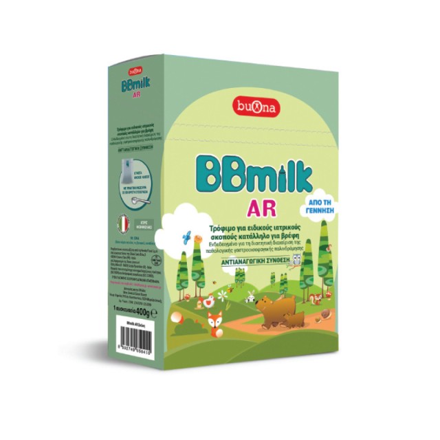 Buona Αντιαναγωγικό Γάλα σε Σκόνη Bbmilk 0m+ 400gr