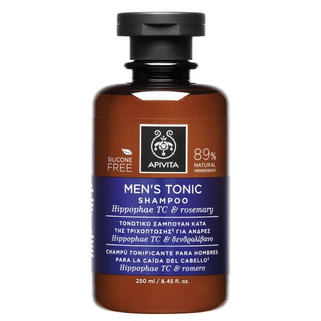 Apivita Mens Tonic Κατά της Ανδρικής Τριχόπτωσης με Hippophae TC & Δενδρολίβανο 250ml