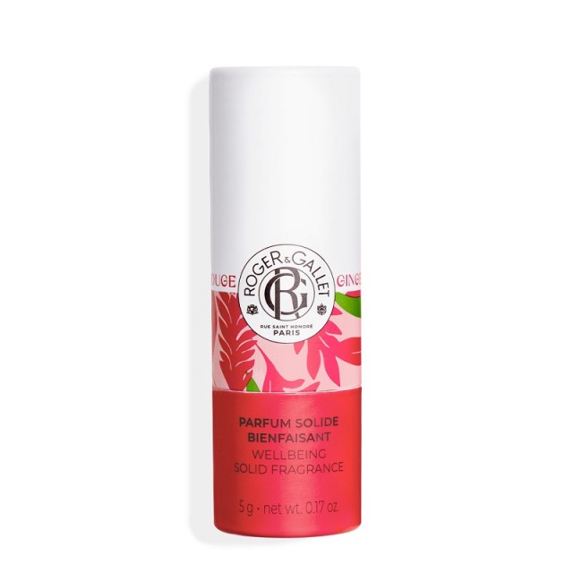 Roger&Gallet Wellbeing Solid Fragrance Αναζωογονητικό Στερεό Άρωμα Gingembre Rouge 5g