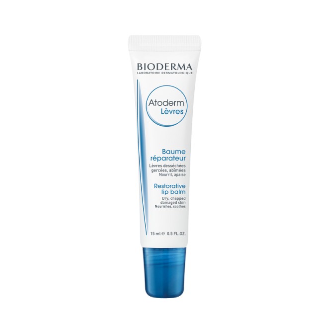 Bioderma Atoderm Baume Levres Επανορθωτικό Lip Balm για Ξηρά-Ευαίσθητα Χείλη 15ml