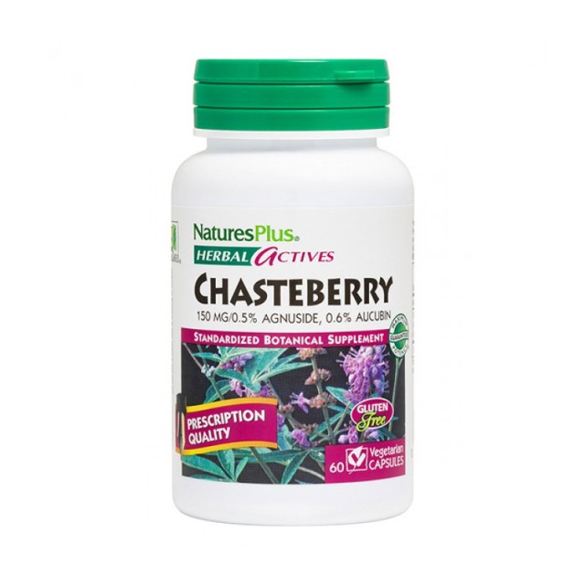 Natures Plus Chasteberry 150mg 60 φυτικές κάψουλες