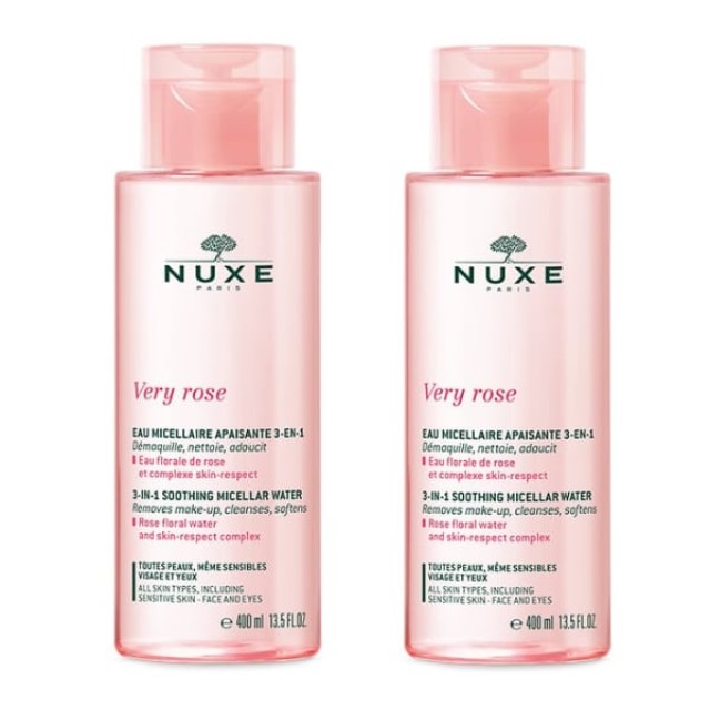 Nuxe Promo Pack Very Rose 3-in-1 Soothing Micellar Water 2x400ml